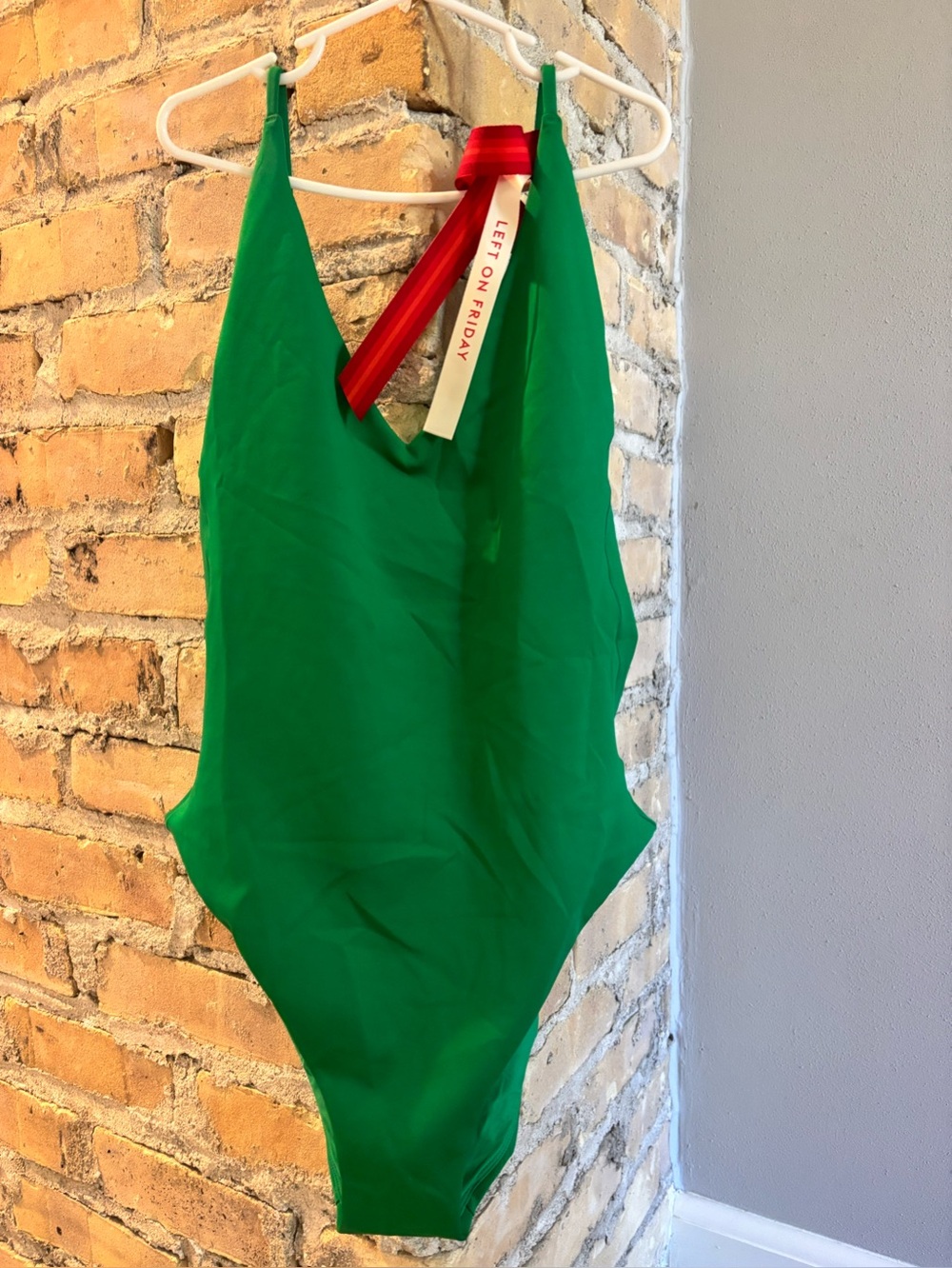 NWT Left On Friday Green Sunday suit - size large